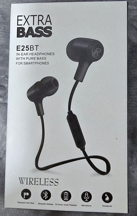 Наушники. Беспроводные наушники-вкладыши JBL E25BT.