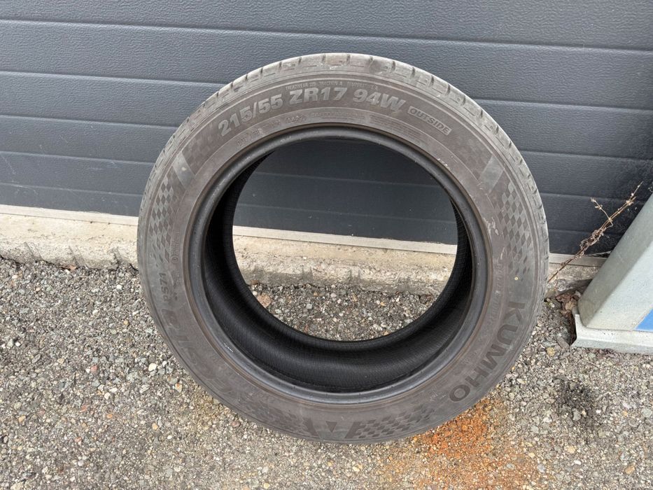 Vând set 4 anvelope vară 215/55r17 Kumho