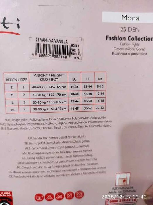 Ciorapi / Dress Penti - 25 den - marime XL / 4