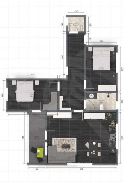 Продава се Тристаен апартамент в Пловдив, Остромила - 127 кв.м за 857 €/кв.м - Снимка #1