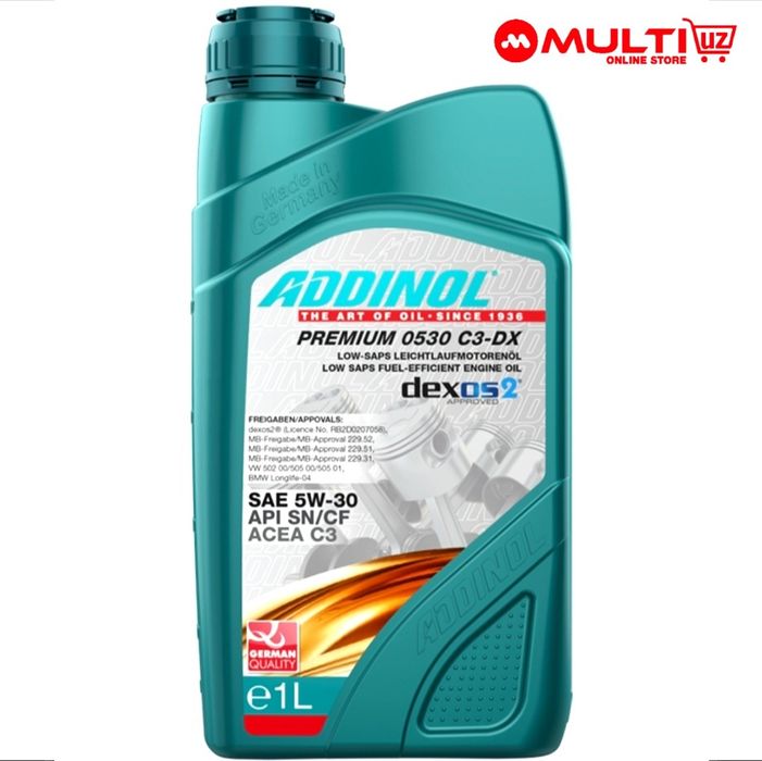 Addinol 5w30 Premium Синтетическое Маторное масло 5л