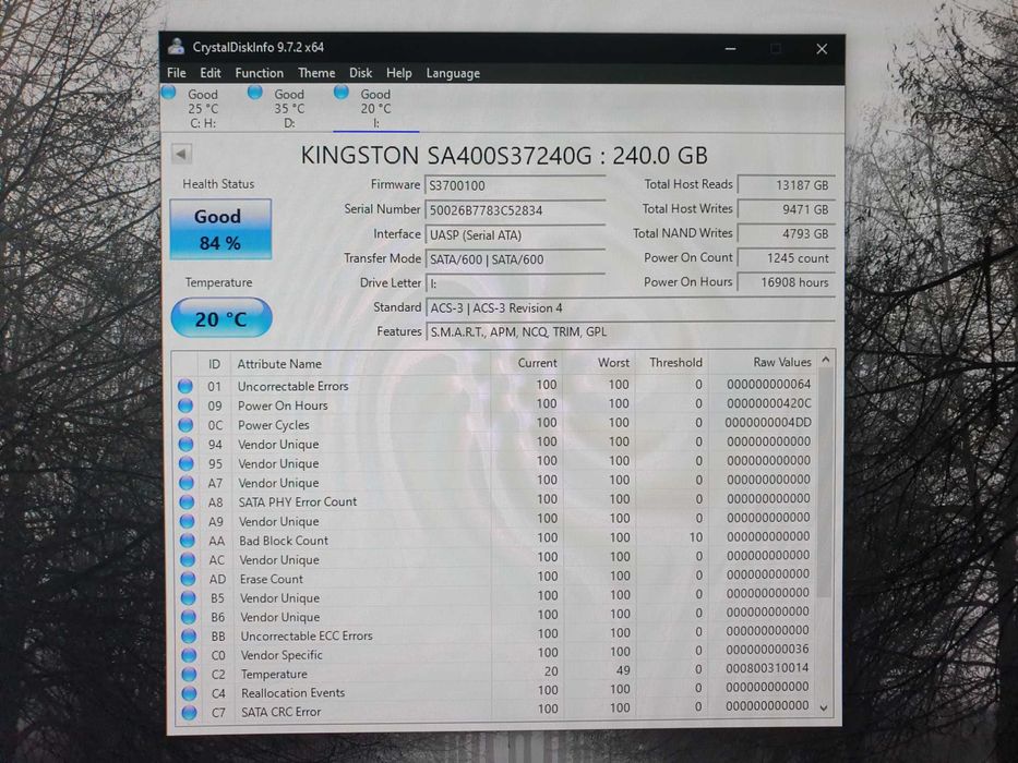 SSD Kingston A400 240 GB