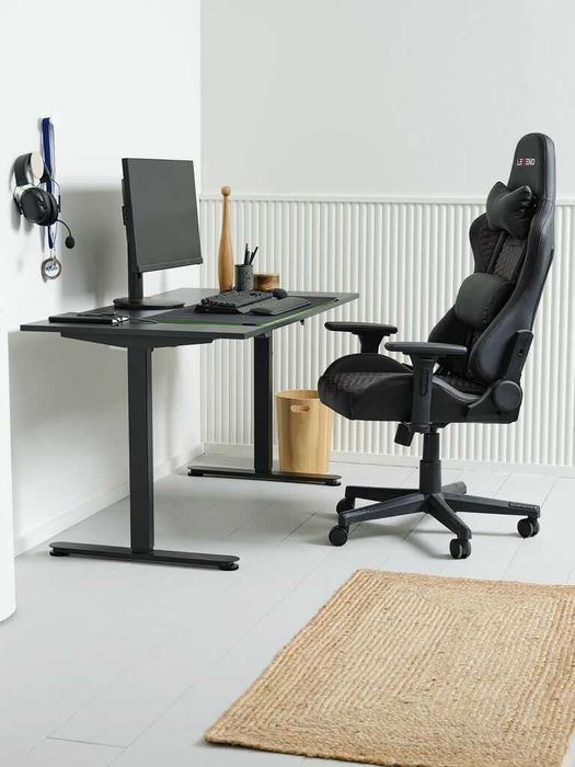 Birou reglabil electric 80x160 negru