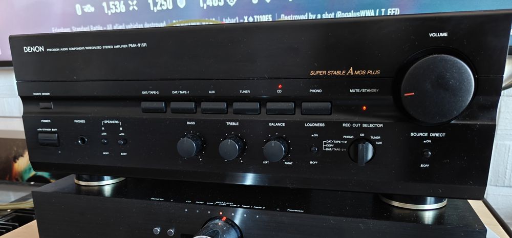 Denon pma 915r amplificator audio, statie  ,sunet bun