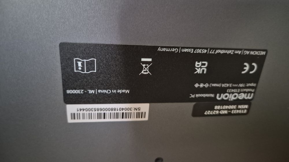 Laptop Medion 32 GB