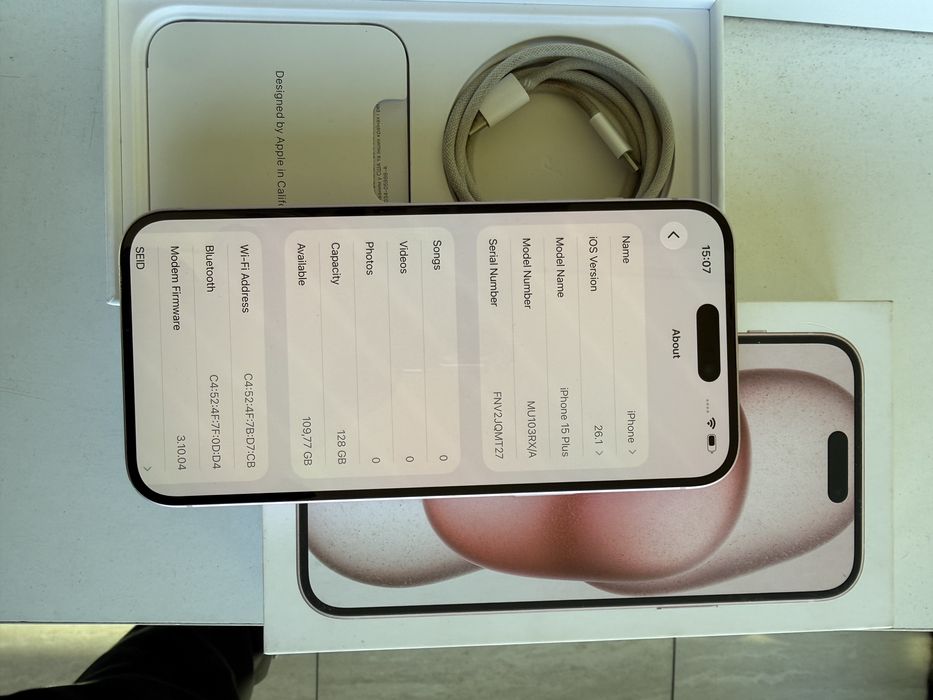 Iphone 15 Plus Pink 128Gb