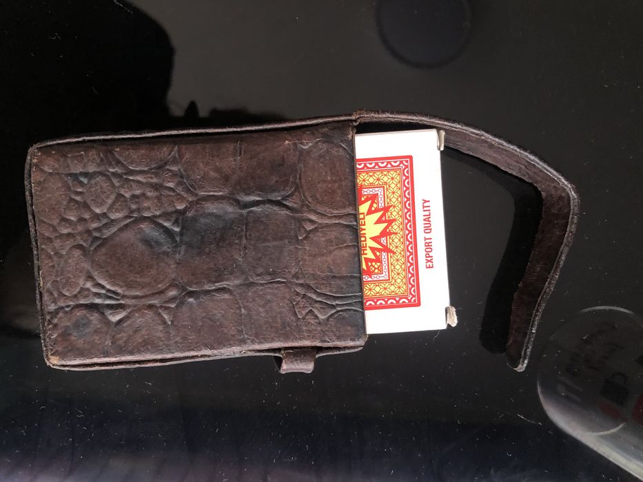 Кожен калъф за цигари или карти