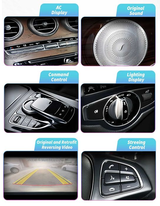 Мултимедия 10.25″ Android 14 за MERCEDES C CLASS W204 NTG 4.0 CARPLAY