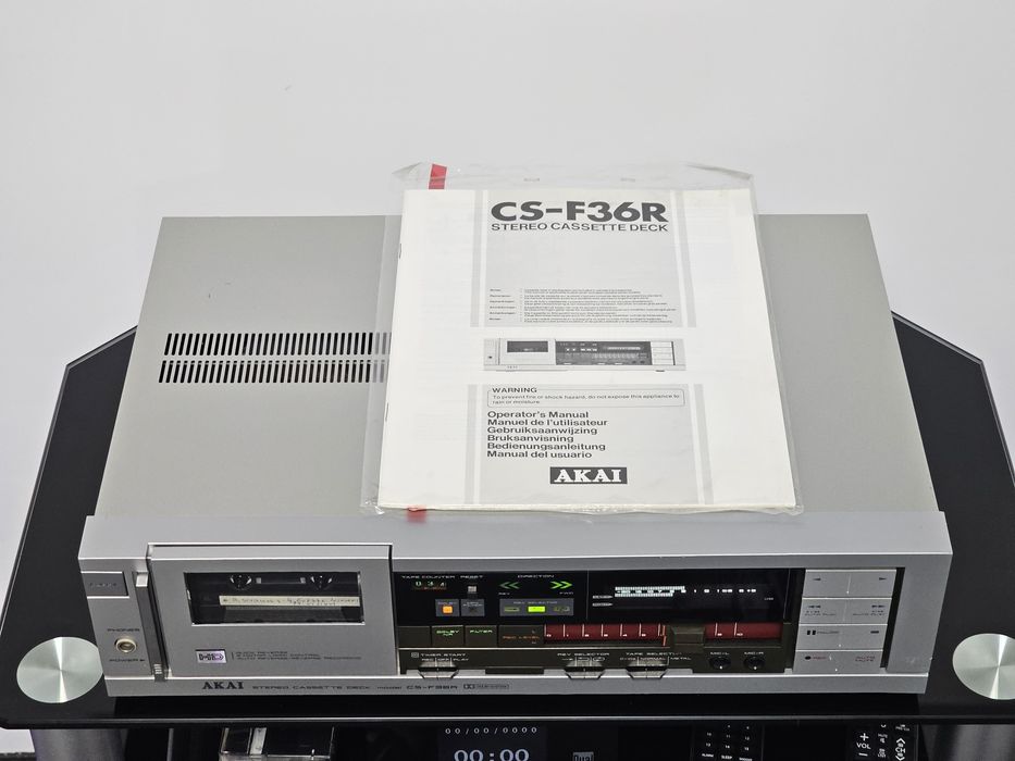 Casetofon Deck Akai CS-F36R auto reverse, 3-head Made in Japan