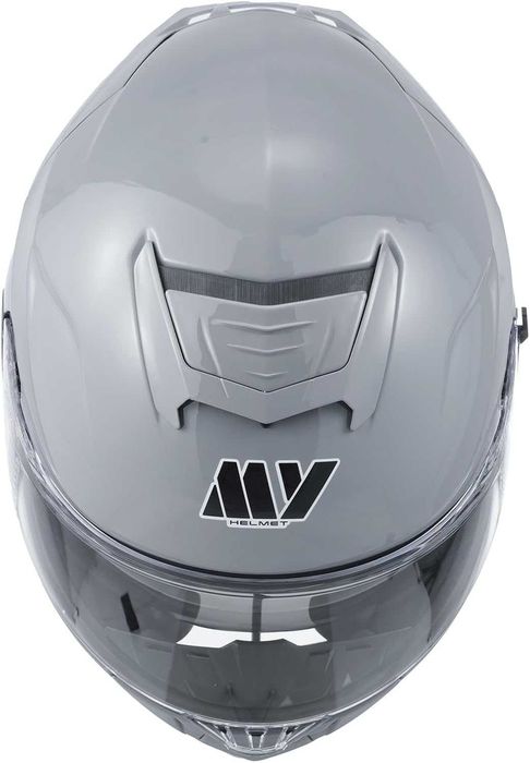 MY-936 пълнолицева каска с визьор, ECE 22.06, сива, L N7