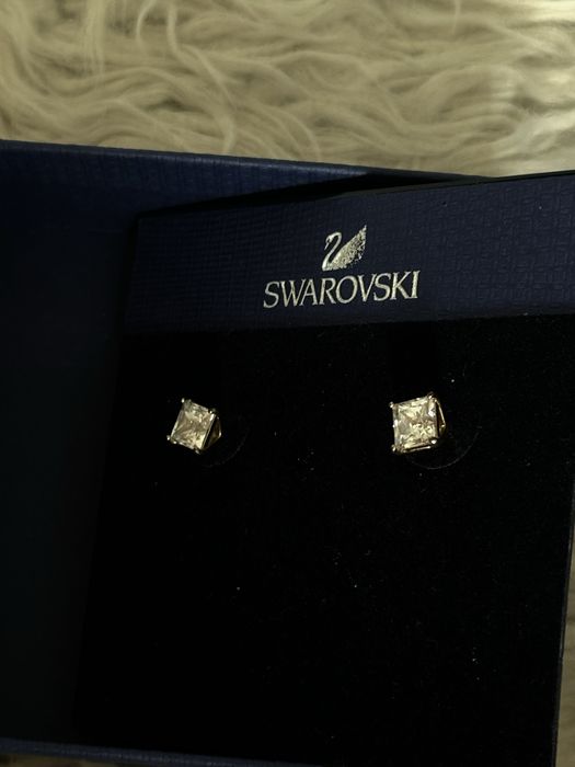 Swarovski Attract Обеци Розово Злато