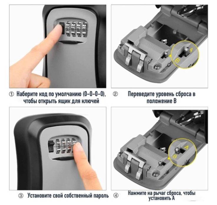 Ключница мини сейф для ключей