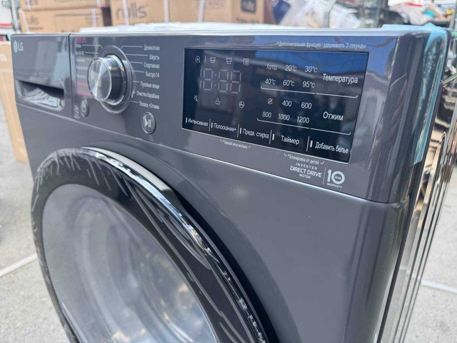 Стиральная машина LG 7 кг F2V3HS6J AI DD Inverter Steam