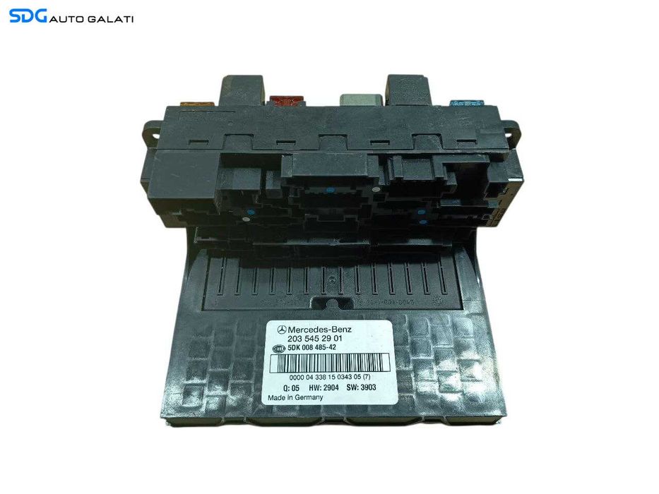 SAM Calculator Unitate Modul Tablou Panou Relee Sigurante Mercedes Clasa C Class W203 2001 - 2007 Cod 2035452901 5DK008485-42 [LR1990]