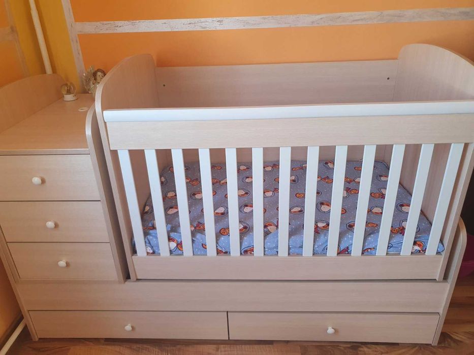 Детска кошара с матрак