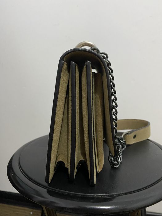 Geanta de umar din piele intoarsa