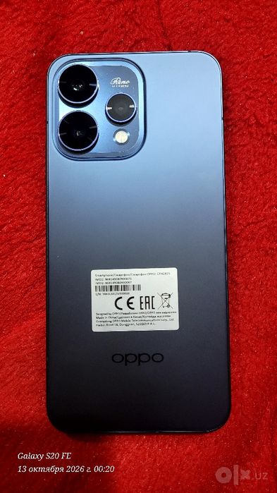 Телефон Oppo Reno 15 yangidek 10 kun ishlatilgan xolos