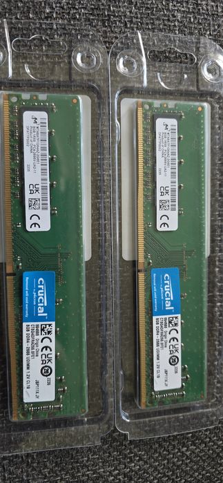 Memorie Ram Crucial Kit 16Gb ddr4 2666 Nou