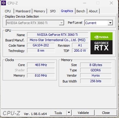 Placa video 3060TI 8GB -  MSI Ventus