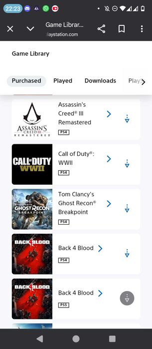 Продам аккаунт пс4