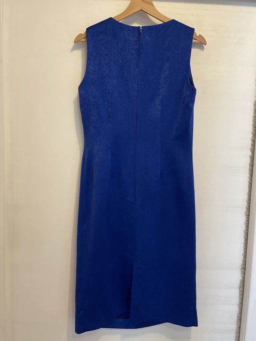 CASA DE MODA VENUS, Compleu rochie sacou, COCKTAIL albastru safir, S/M