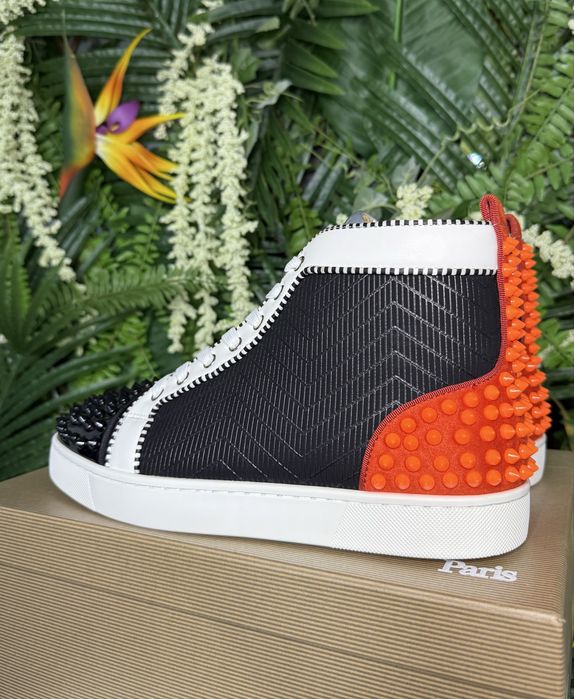 Christian Louboutin High Spikes Orange