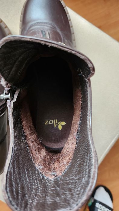 Зимни боти от естествена кожа iloz