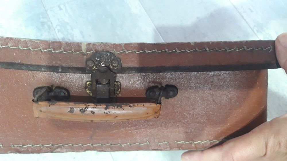 Стар картонен куфар KAZETO /Чехословакия