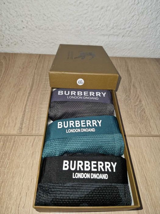 Boxeri BURBERRY gri verde negru 4Xl