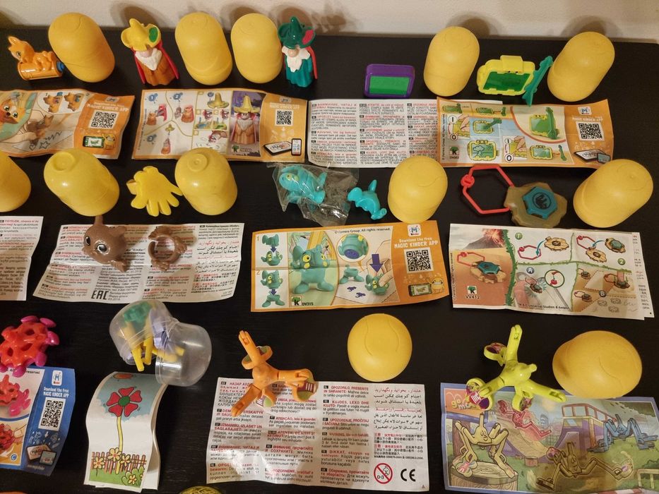 Lot 21 oua Kinder, colectie