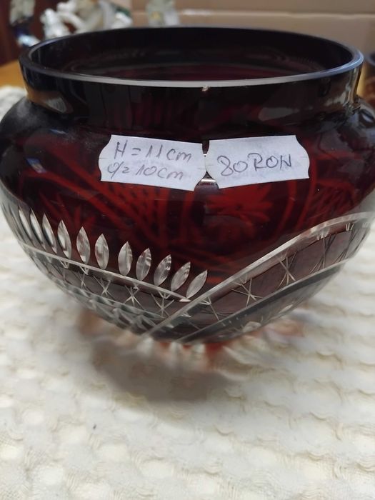 Vaze rubin si cobalt