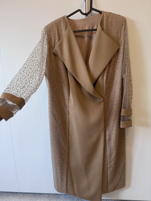 Rochie eleganta nude 42-44