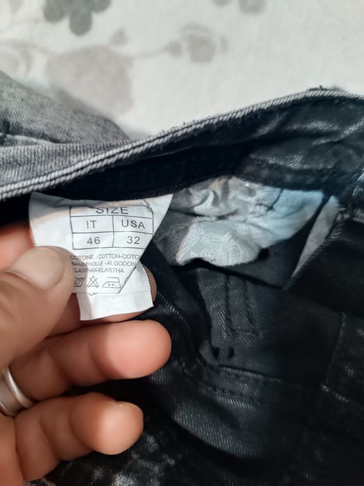 Pantaloni scurți blug Converse Lee, mărimea M.