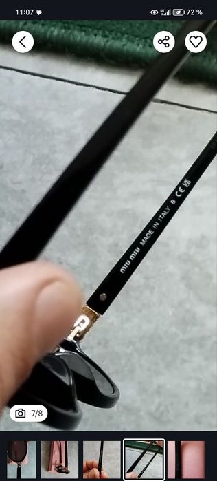 Женские солнезащитные очки.MIU MIU