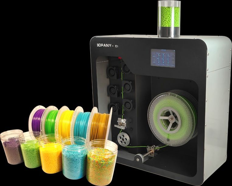 Экструдер производства нити для 3д печати