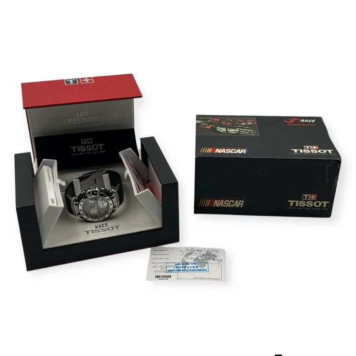 Tissot T-Race NASCAR Special Edition Chronograph – Пълен комплект с ку