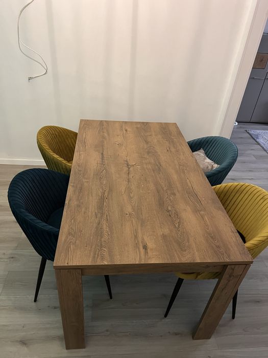 Masă VEDDE Jysk 90x160 stejar sălbatic închis