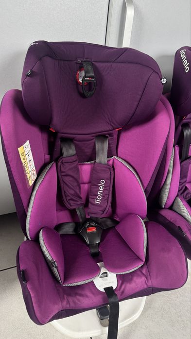 Scaun auto ISOFIX Lionelo Bastiaan, rotativ, 0-36 kg, Violet