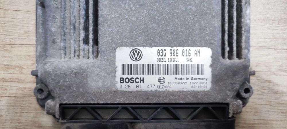 ECU volkswagen vw golf 5 cod motor BKD cod 03G906016AN softat