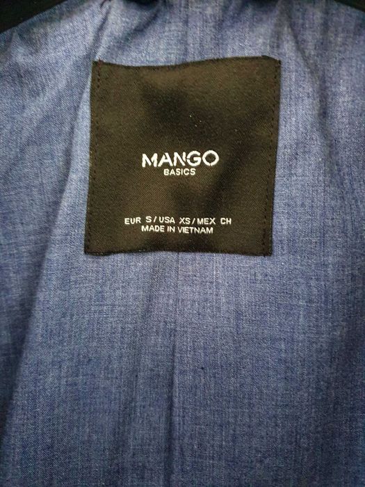 Palton de lana Mango