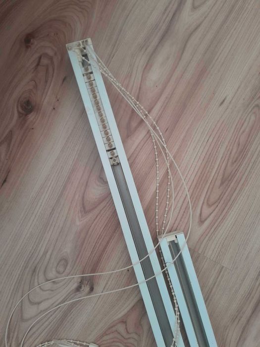 алуминиеви релси корниз за Вертикални щори 2 броя  210 см и 75 см