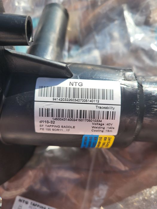 электросварная седелка с фрезой