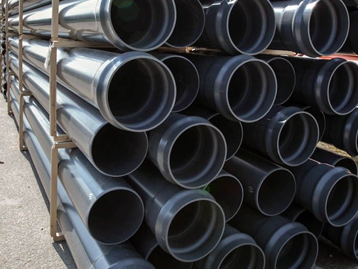 Канализационные трубы и фитинги  пластиковые