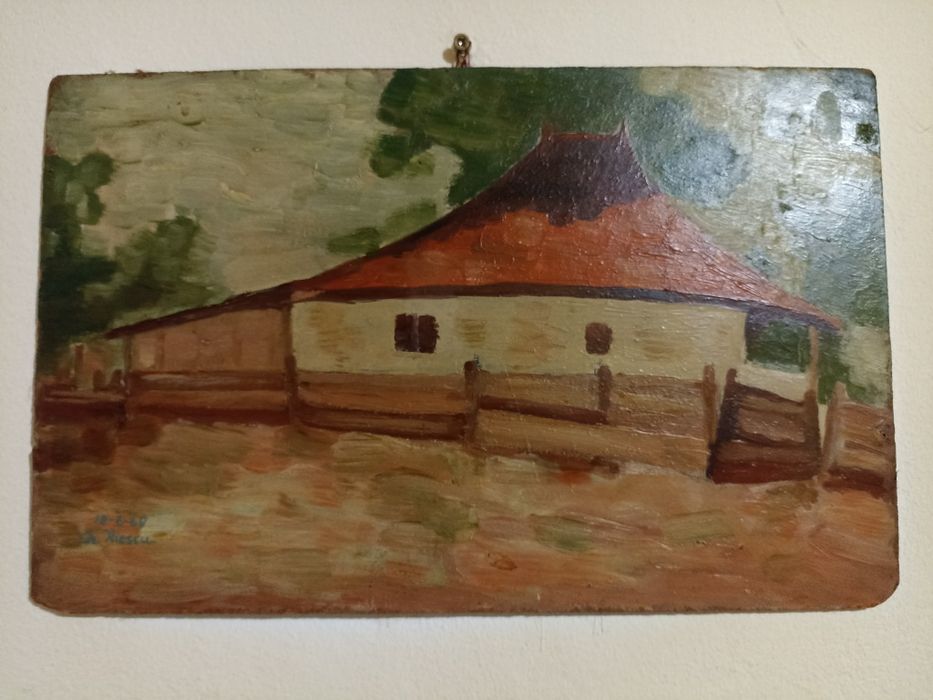 Tablouri vechi și unul original.