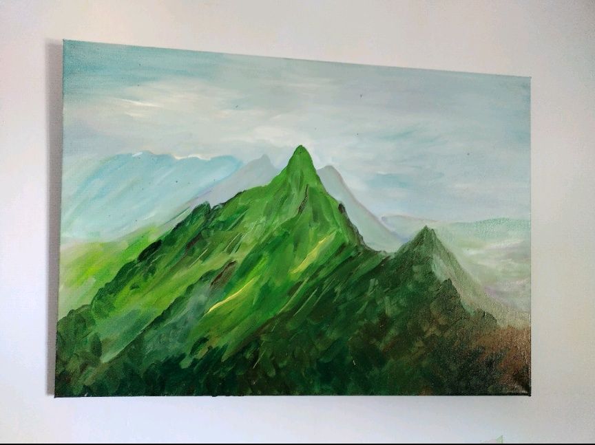 маслена живопис планина 60×80см, платно