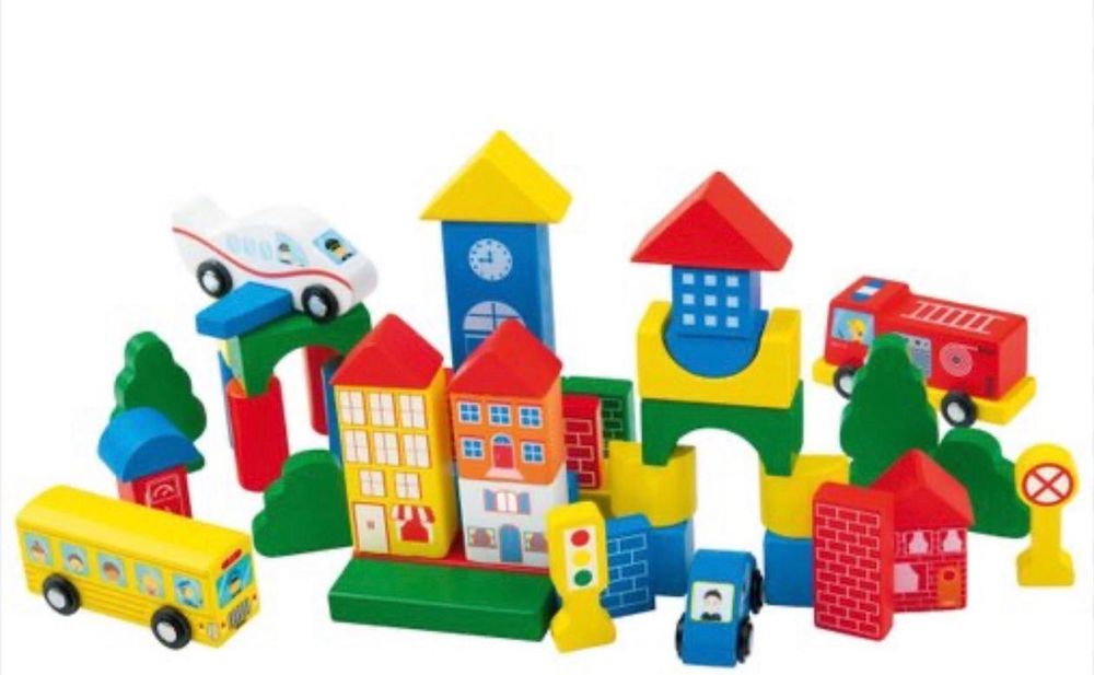 Дървен конструктор град