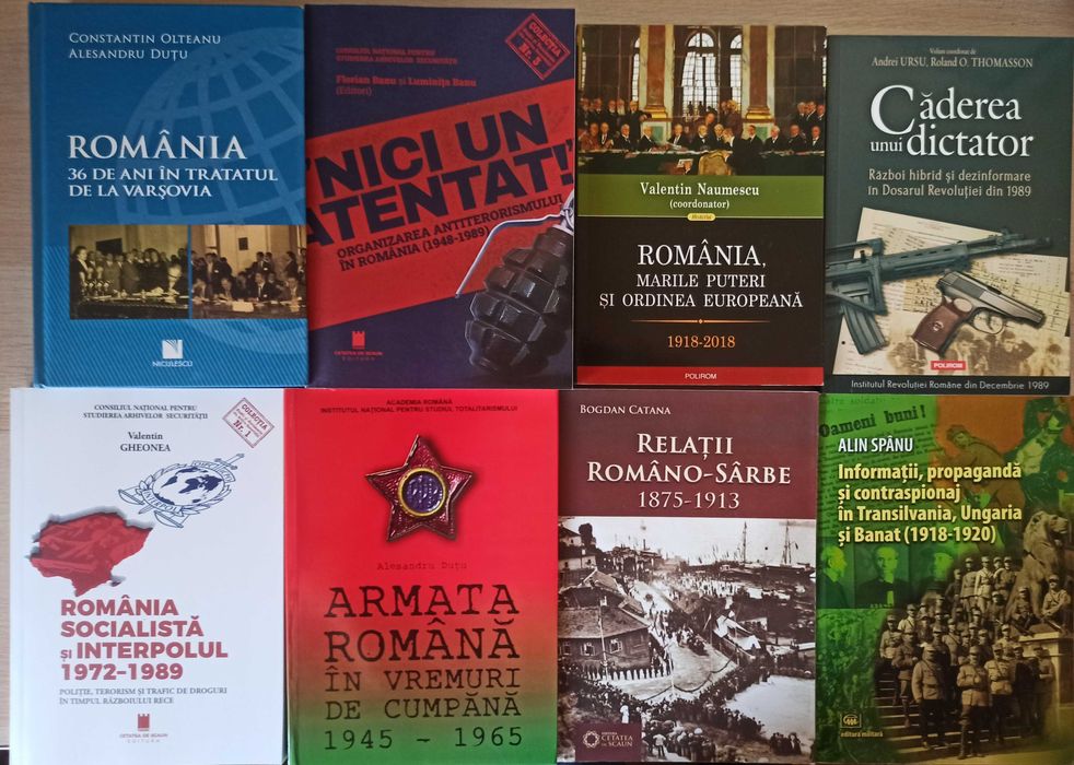 Carti de istorie despre istoria romanilor, Romania in razboaiele mondiale, comunism in Romania, Romania in razboiul rece (lichidare biblioteca)