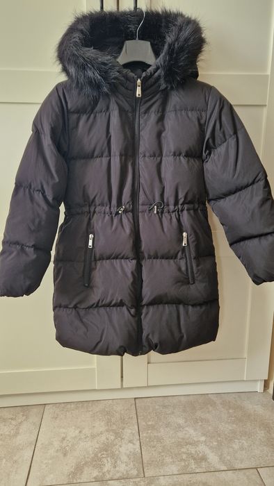 Детско зимно яке Mango с пух за момиче- 146 см