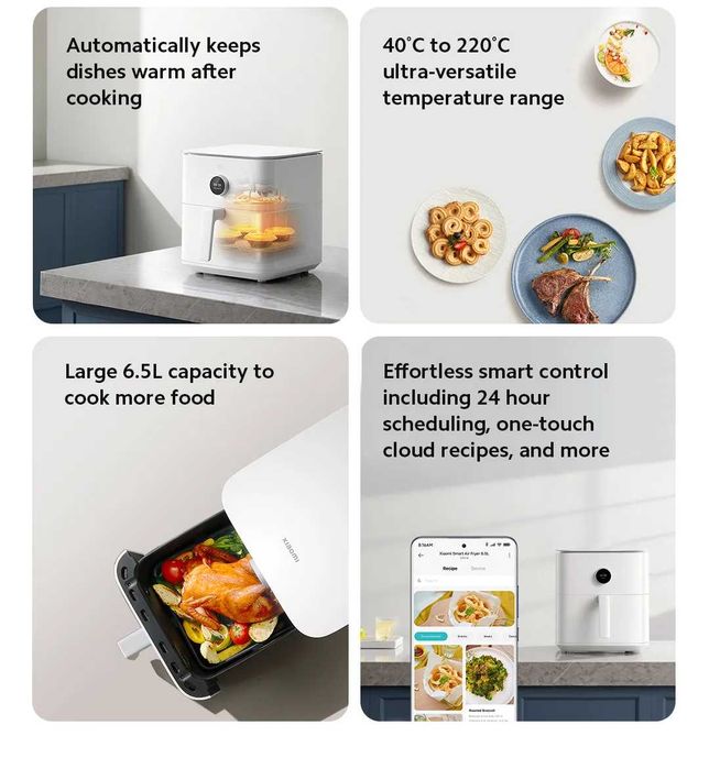 Аэрогриль Xiaomi Smart Air Fryer 6.5L. Есть доставка