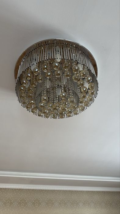 Люстра потолочная хрусталь
